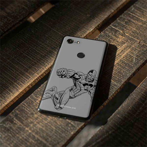 DC Comics Cyborg Comic Pop Google Pixel 3 XL Skin